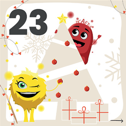 Projet Exprimer - Calendrier de l'avent - Poste du 23/12/23 - graphiste, freelance, digital nomad, communication, identité de marque