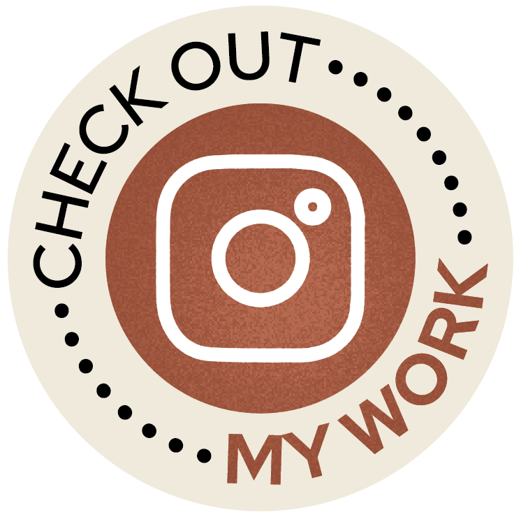 Stickers de redirection vers Instagram - graphiste, freelance, digital nomad, communication, identité de marque