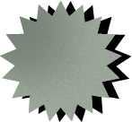 Stickers décoratif vert en étoile - graphiste, freelance, digital nomad, communication, identité de marque