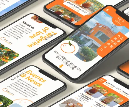 Projet the container - Site vitrine Jeju - graphiste, freelance, digital nomad, communication, identité de marque