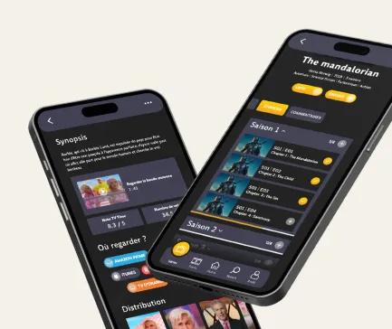 Projet TV Time - Application mobile - graphiste, freelance, digital nomad, communication, identité de marque